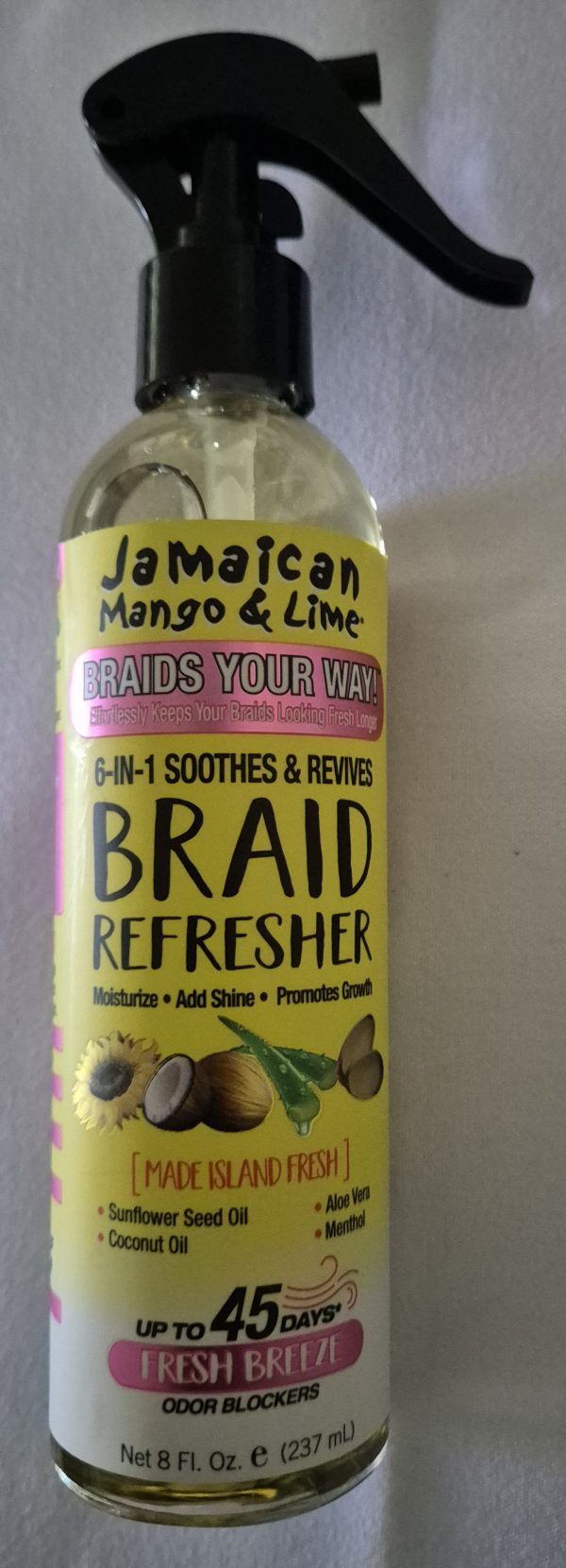 Jamaican Mango & Lime - Braid Refresher - 237ml - Safe Genuine Product