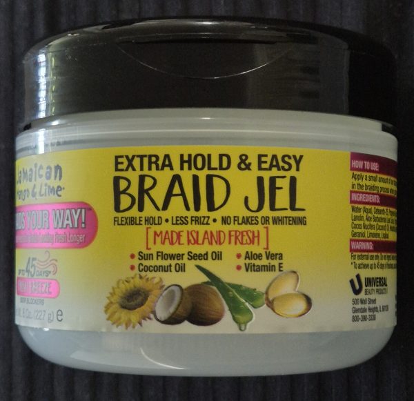 Jamaican Mango & Lime, Braid Gel - 227g - Safe Genuine Product